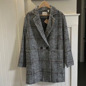 plaid coat